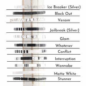 a poster with a bunch of different types of bracelets on a poll








VANILLA BLUSH - Tila Bead Bracelet Stack Set of 3 | Modern Stretch Beaded Bracelets | Waterproof Miyuki Bracelets for Women, Gift for Mates