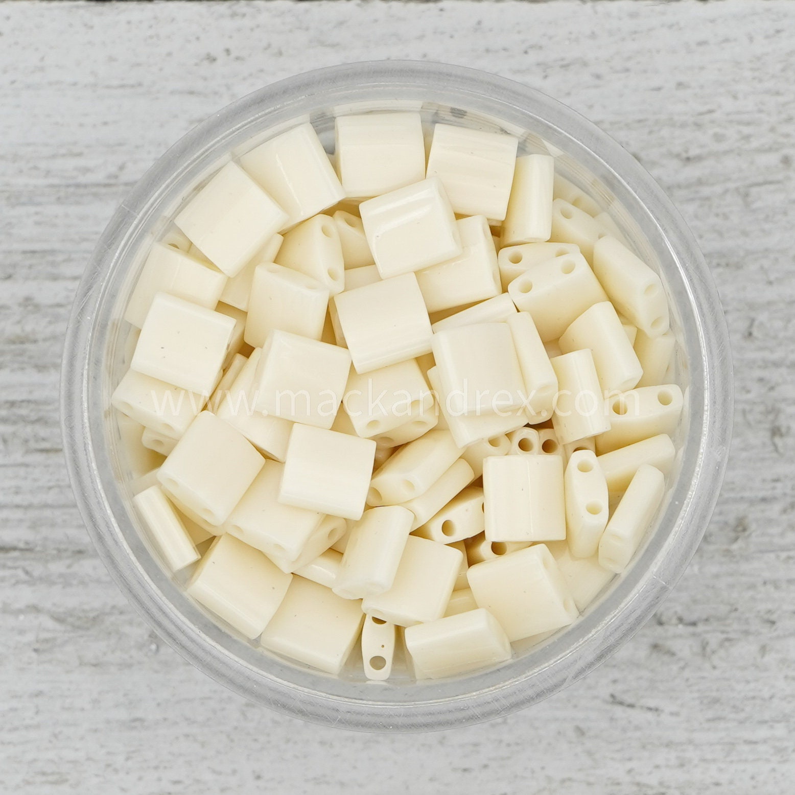 0491 - Cream | Miyuki Tila Beads | Whole Tila, Half Tila and Quarter …