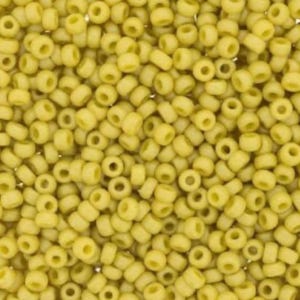 Opaque Matte Glazed Pineapple Crush Rainbow 15/0 Miyuki rocaille Beads | Bracelet Beads