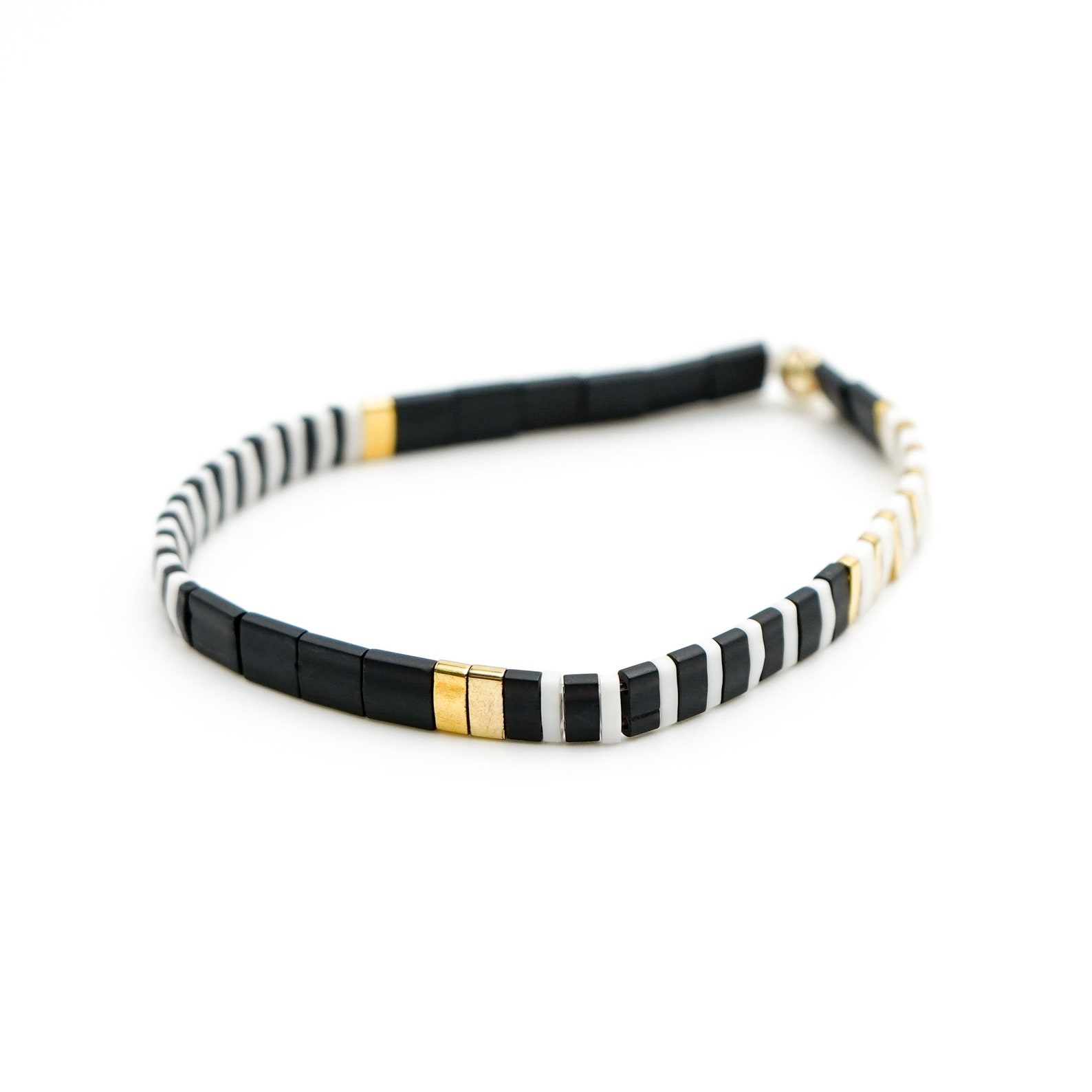 BLACK WHITE Tila Bracelets for Women Mack & Rex Boho - Etsy