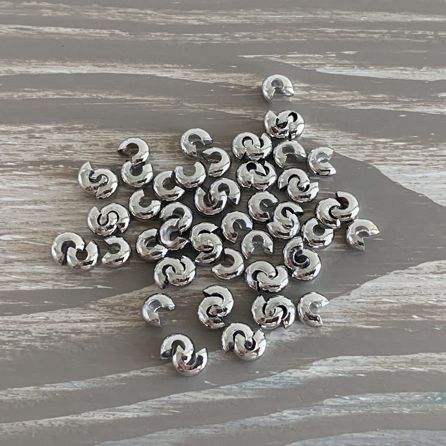 4mm Crimp Covers Gold Crimp Covers Silver Crimp Covers Etsy