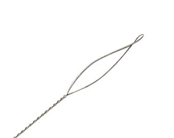 Lock Top Beading Needles: Collapsible Eye Steel Needles, 2.5" (4 qty)