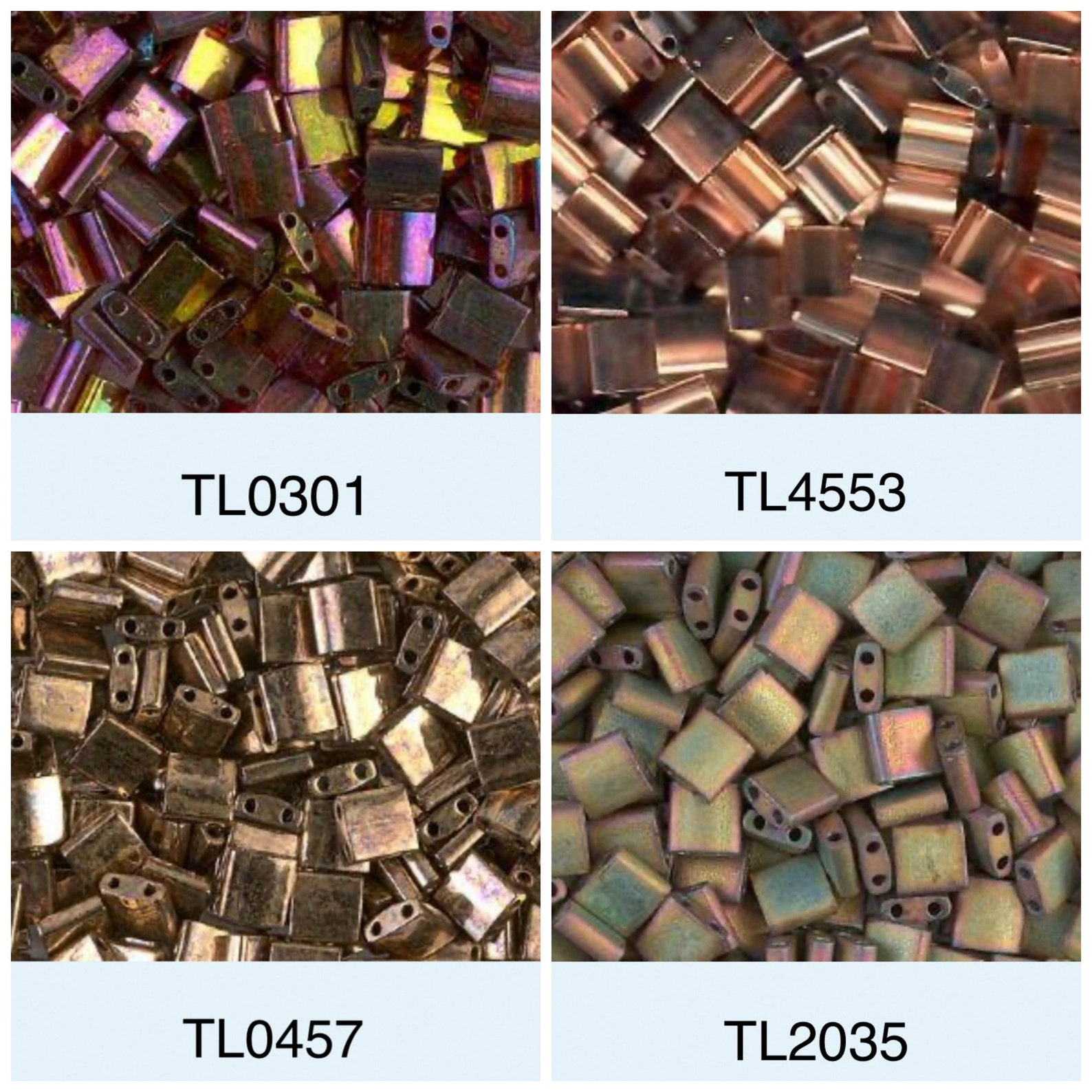 Metallic Tila Beads Wholesale Tila Beads Brown Tila Beads Etsy