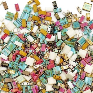 Beachy Miyuki Tila Bead Mix - POPULAR