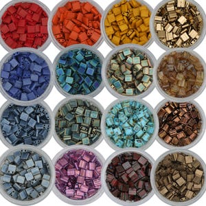 10 GRAM | Partihandel Tila-pärlor - Picasso Tila - Miyuki Tila-pärlor | Mack and Rex