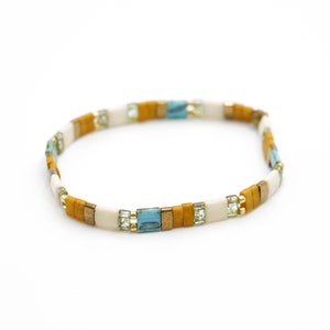 image of a piece of the Shoreline Mix & Match Tila Bead Bracelets in a white background













Shoreline Mix & Match Tila Bead Bracelets for Women | High Quality Stacking Bracelet | Boho Stretch Bracelet | Waterproof Miyuki Tila Beads