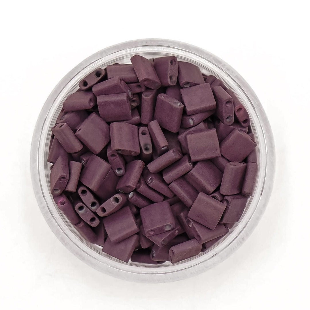 Purple Tila Beads RAISIN TL7203 Glass Tile Beads Etsy