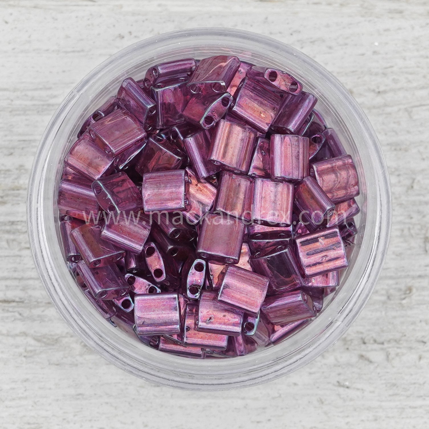 0316 - Plum |  | Miyuki Tila Beads | Whole Tila, Half Tila and Quarte…