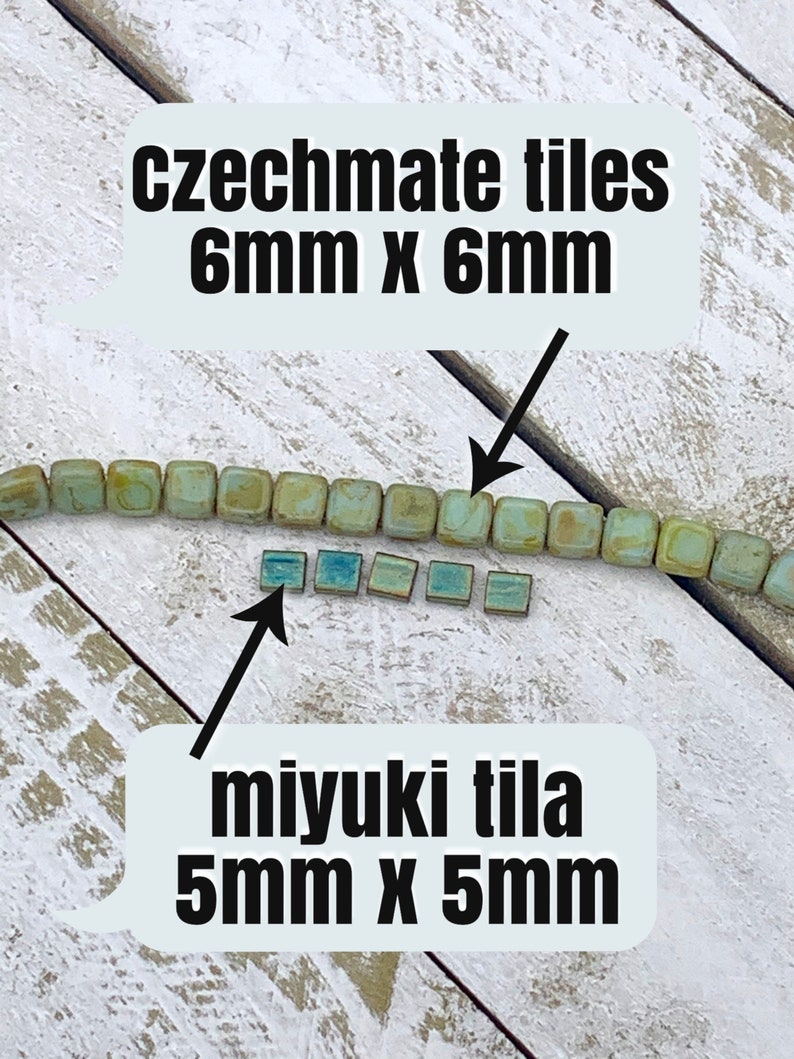 Sueded Gold Crystal Czechmate tile beads 79080CR