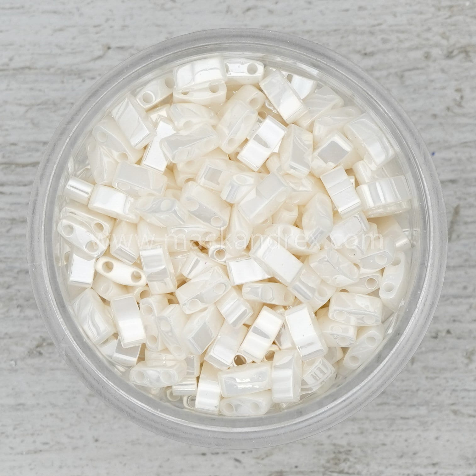 0592 - Pearl half tila beads | FREE SHIPPING