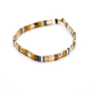 image of a piece of the Shoreline Mix & Match Tila Bead Bracelets in a white background













Shoreline Mix & Match Tila Bead Bracelets for Women | High Quality Stacking Bracelet | Boho Stretch Bracelet | Waterproof Miyuki Tila Beads