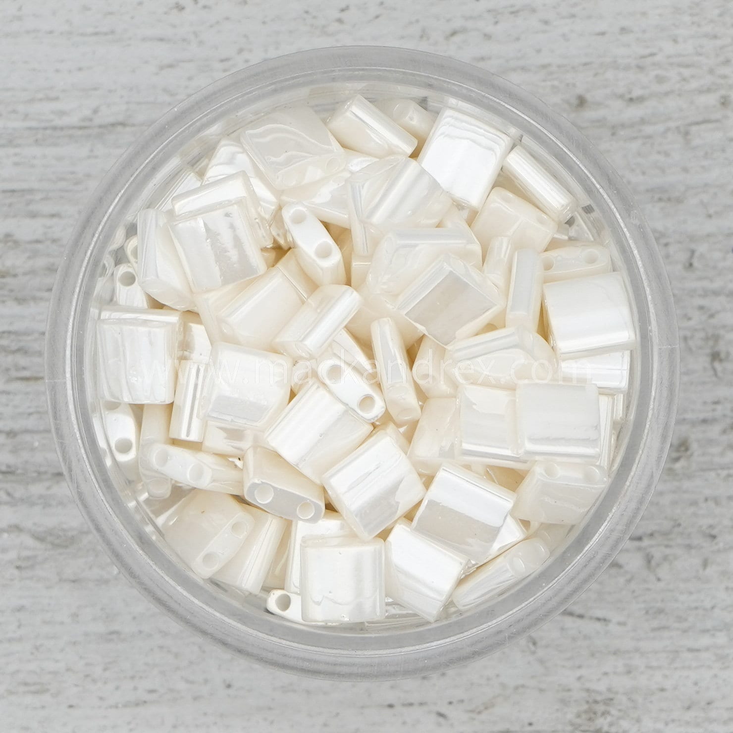 0592 - Pearl | Miyuki Tila Beads | Whole Tila, Half Tila and Quarter …