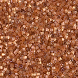 Miyuki Delica Dark Peachy Fuzz Satin Miyuki Delica Beads 11/0 | DB1804 | Wholesale Miyuki Seed Beads for Jewelry Making