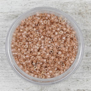 Crystal Old Rose ICL Miyuki Delica Beads 11/0 | DB0069 | Wholesale Miyuki Seed Beads for Jewelry Making