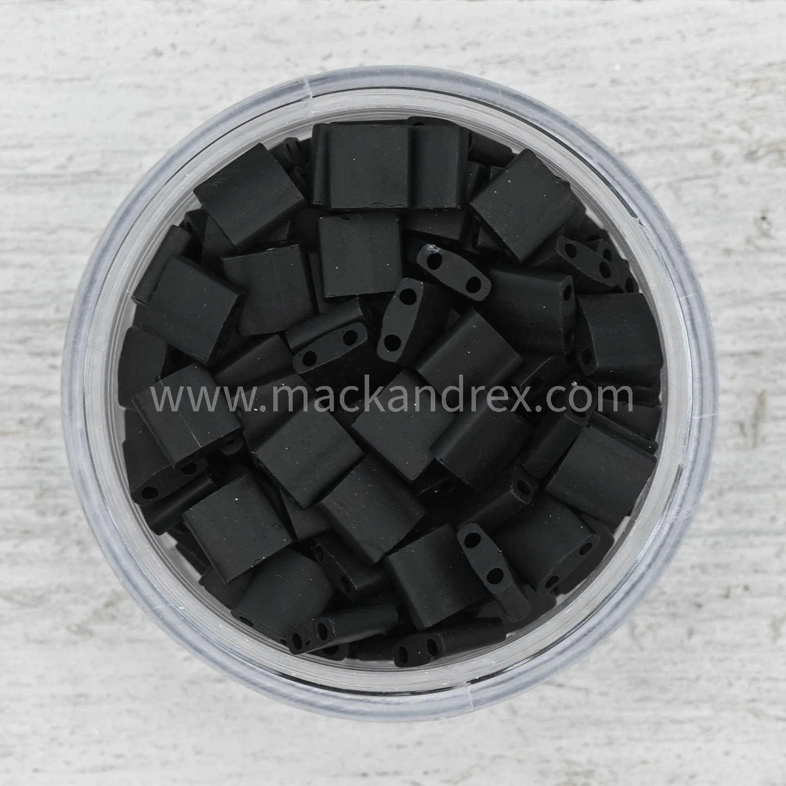 0401F - Matte Black tila beads TL0401F | FREE SHIPPING | Mack & Rex