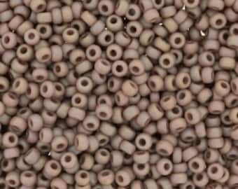 Opaque Matte Glazed Hazelnut Rainbow 11/0 Miyuki rocaille || RR11-4694 || Miyuki Seed Beads Bulk ||  Wholesale 11/0 round glass beads