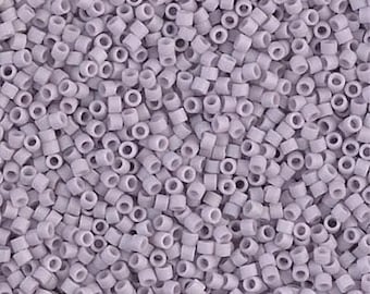 Miyuki 11/0 Delica - DB694 - Dyed Semi-matte Silver Lined Purple