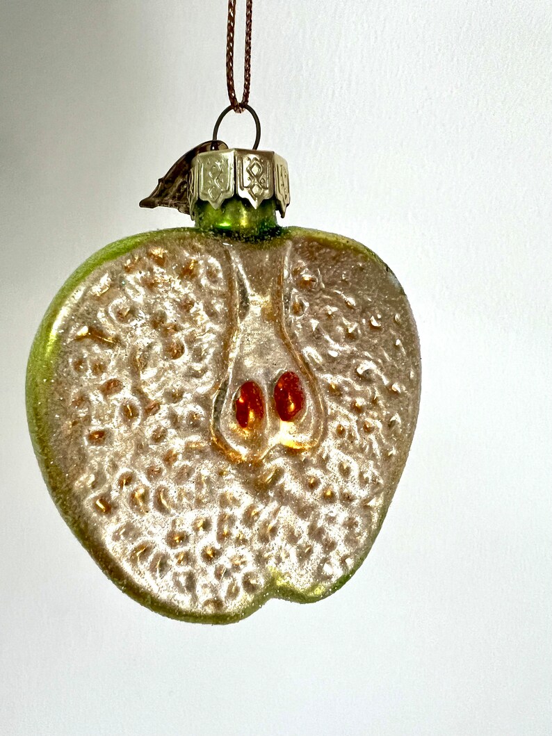 Vintage Thomas Pacconi Fruit Ornaments, Blown Glass Fruit Ornaments image 6