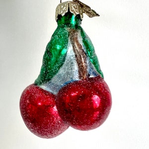 Vintage Thomas Pacconi Fruit Ornaments, Blown Glass Fruit Ornaments image 7