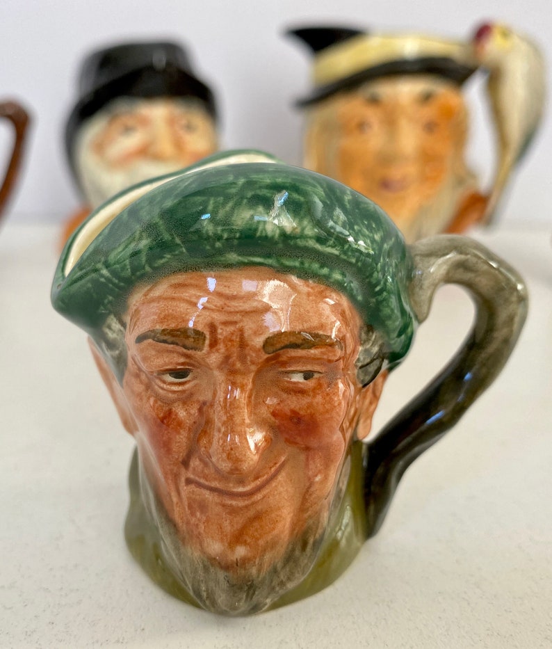 Vintage Toby Face Mug Collection Toby Mugs Etsy