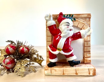 Vintage Santa Chimney Vase Made in Japan