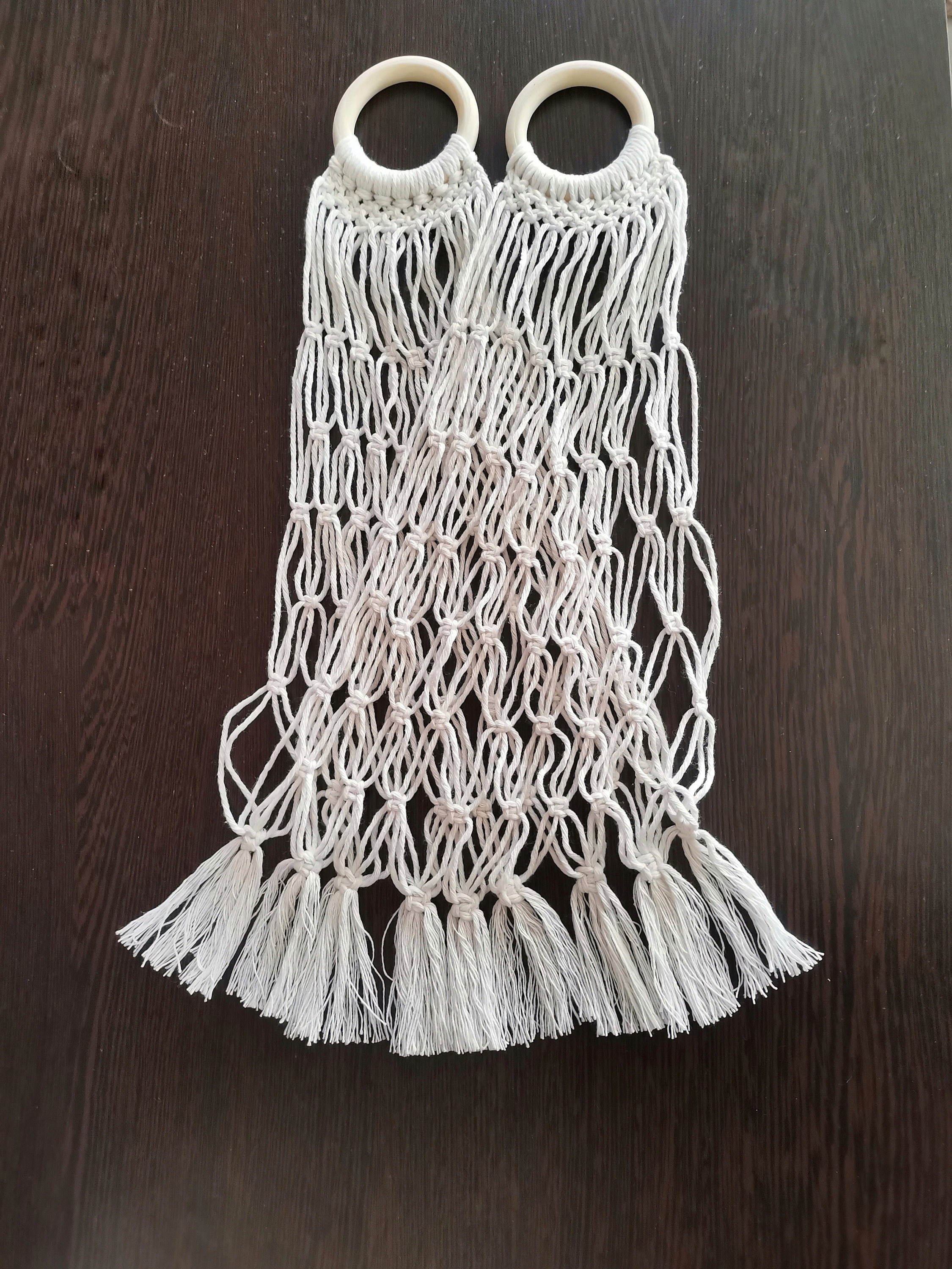 Macrame fruit hammock under banana hammock fruits Etsy