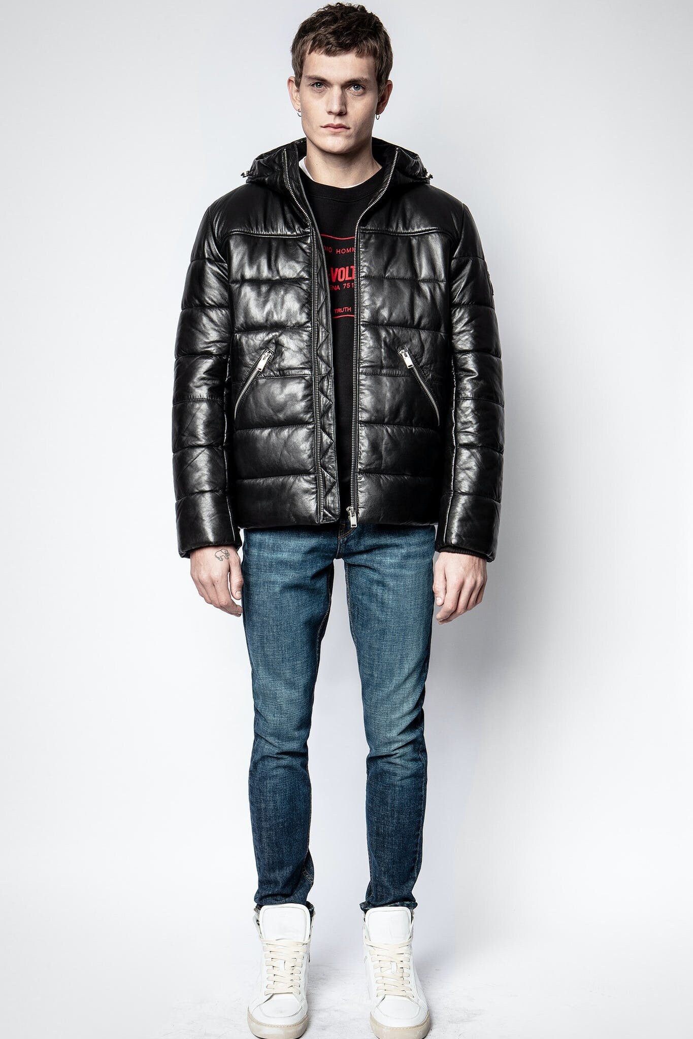 bubble leather jackets