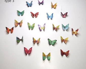 3D Butterfly Wall Decals, Kids Room Decor (60-84pcs)