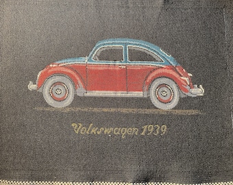 Volkswagen Bug Vintage 1939 Tapiz
