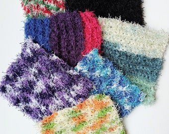 Extra Large Crochet Scrubbie, Handmade Scrubbie Washcloth, Kitchen Scrubbing Dishrag, Bridal Shower Gift Ideas