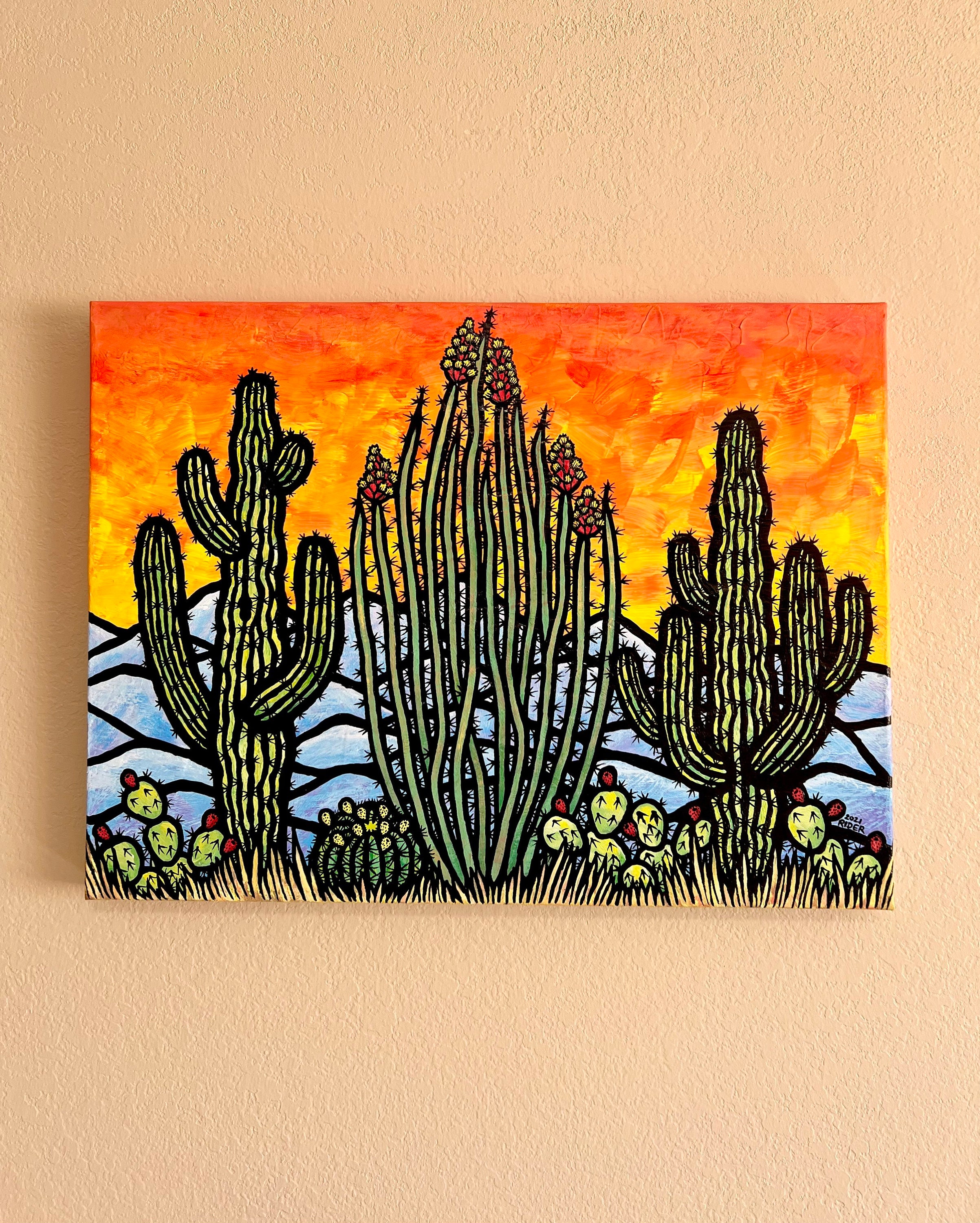 Cactus Desertscape Series Ocotillo and Friends Etsy