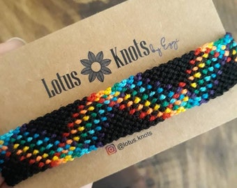 Lgbtq Pride Friendship Bracelet, Rainbow Woven Bracelet For Best Friend Gifts