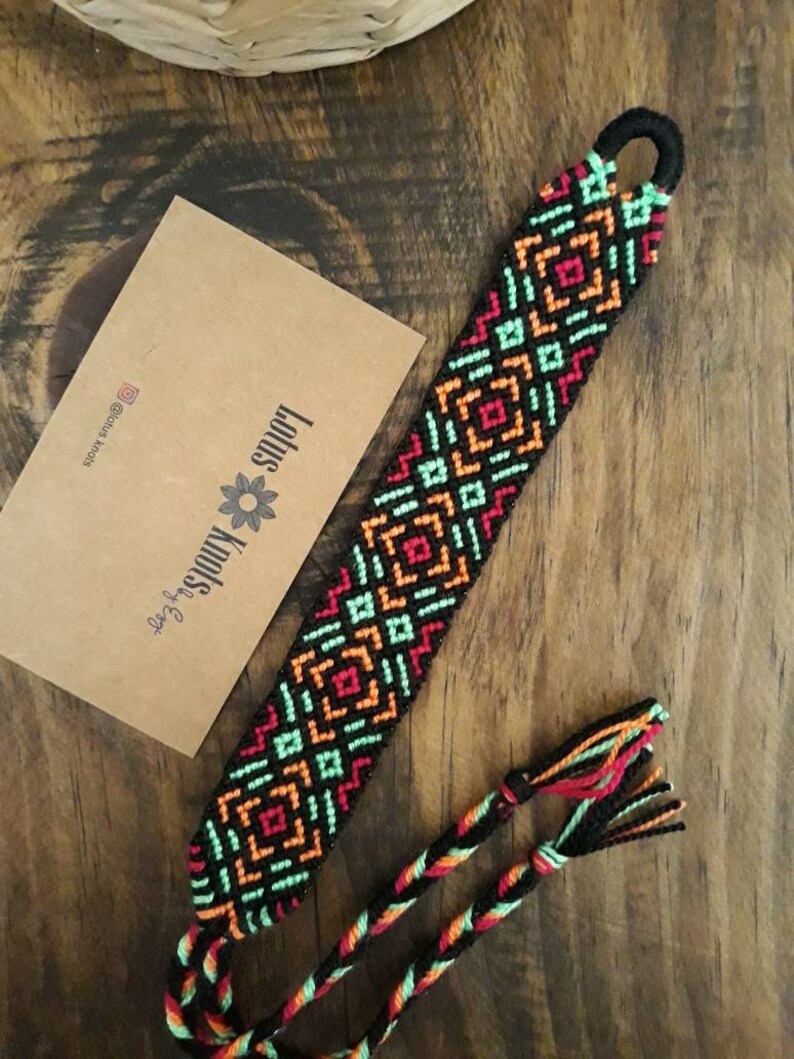 Thick Boho Friendship Bracelet Woven for Women Men Kids / Etsy