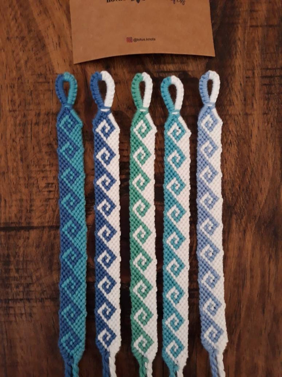 Wave Friendship Bracelets, Ocean Lover, Summer Surfer String Bracelets made  to Order -  Denmark