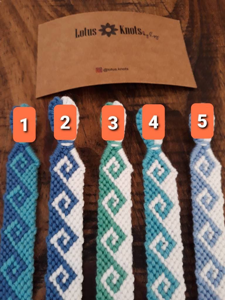 Ocean wave deals friendship bracelet