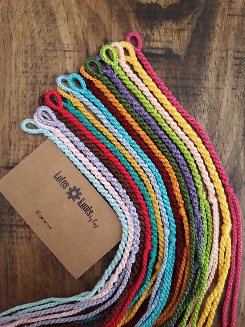 Bulk String Bracelets Woven Thread Boho Jewelry Best Friend Etsy