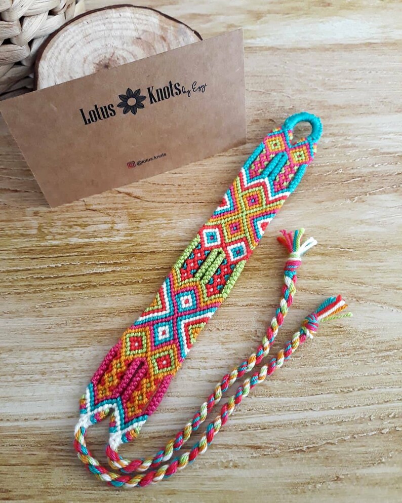Aztec Friendship Bracelet Woven Nepal Woven Bracelet Boho Etsy