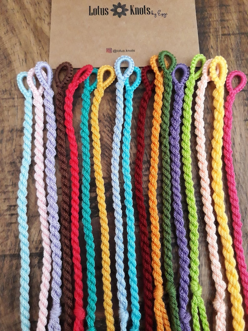 Bulk String Bracelets Woven Thread Boho Jewelry Best Friend Etsy