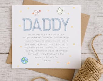 First Father's Day Card, Happy First Father's Day Card