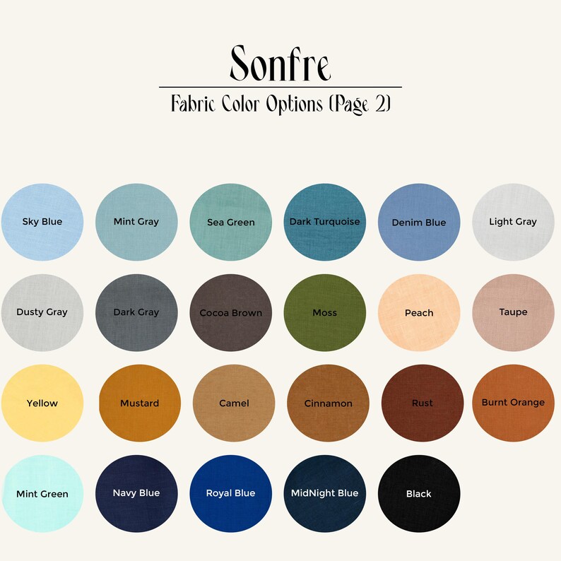 a color chart of different shades of paint