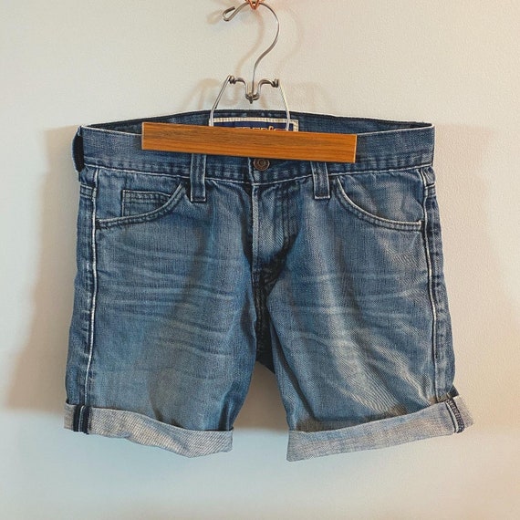 Cuffed Levi's Shorts