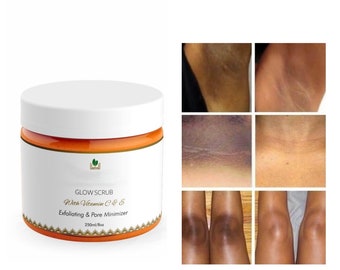 Glow Body Scrub, Even skin tone, Spotless skin, Clear skin