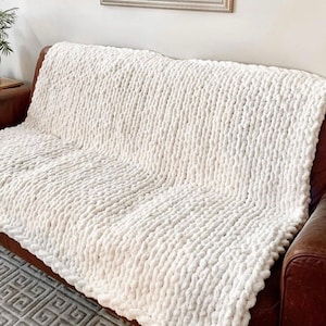 Chunky Knit Jumbo Blanket