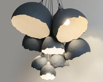 Modern Style Hanging lighting, Modern pendant light, Paper lamp, Plug in hanging light, Plug in pendant light, Living room lighting
