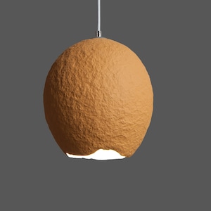 Boutone 20cm paper mache pendant lamp
