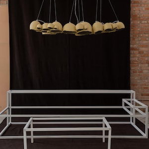 Extra Large Dinner Table Pendant Light, biocomposite: Modern Interior Lighting, 9xE27, Dining Room Lights image 9