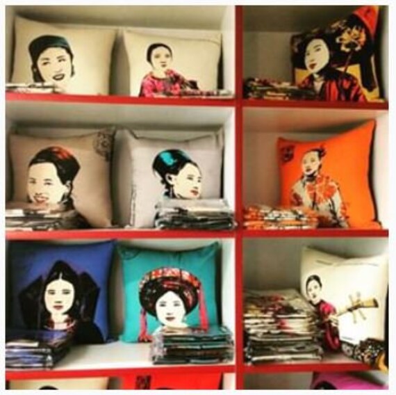 Housse de Coussins Femmes Du Vietnam