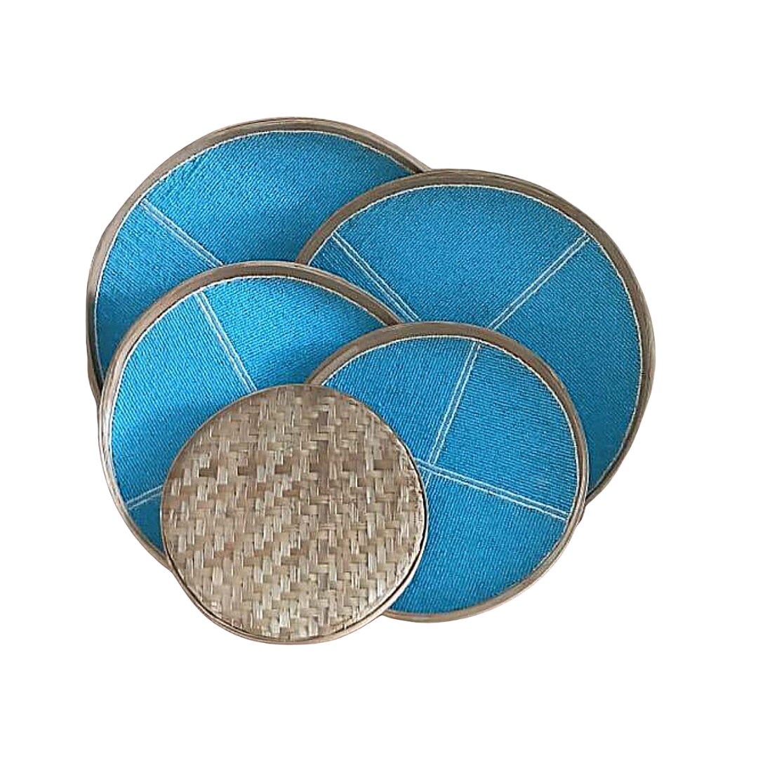 Plateaux en Perles et Bambou