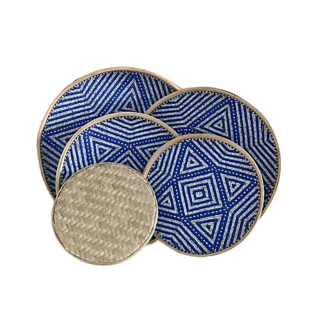Plateaux en Perles et Bambou