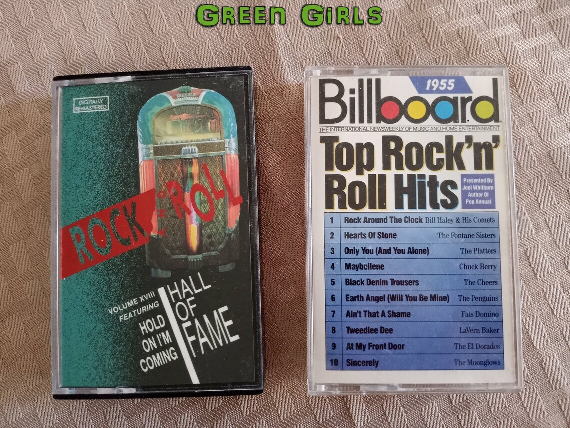 2 Cassette Tapes ROCK n ROLL &amp; BILLBOARD Top Rock N Roll Hits | Etsy